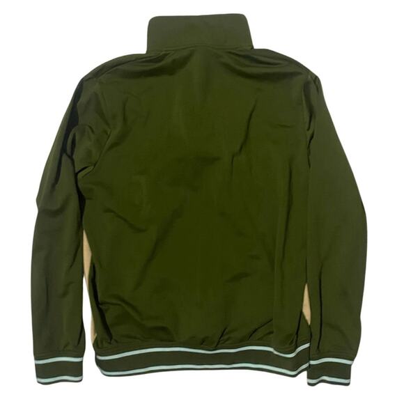 Nike Court Heritage Tennis Jacket Green / Cream / Blue Size Large - Picture 2 of 6